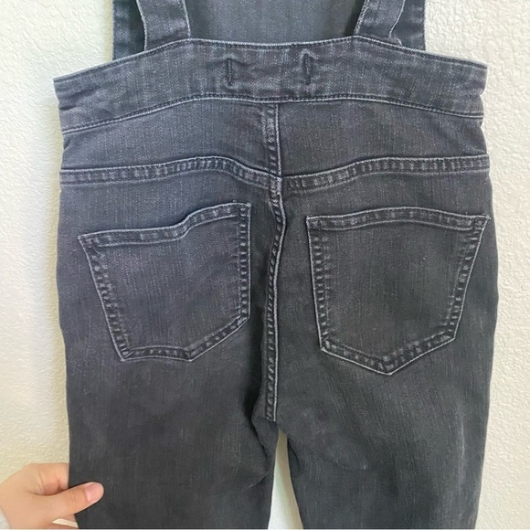 Madewell Black Skinny Overalls in Lunar Wash Size XXS - Picture 9 of 11